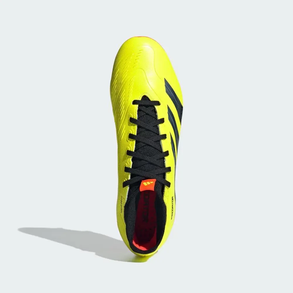 Adidas Predator 24 League IG7773 Men 6.5 Yellow Black FG Football Boots GBNC1613